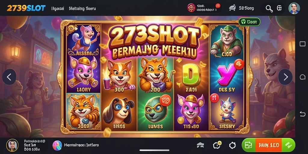 Screenshot 2739SLOT menampilkan gameplay seru dan karakter yang menarik.