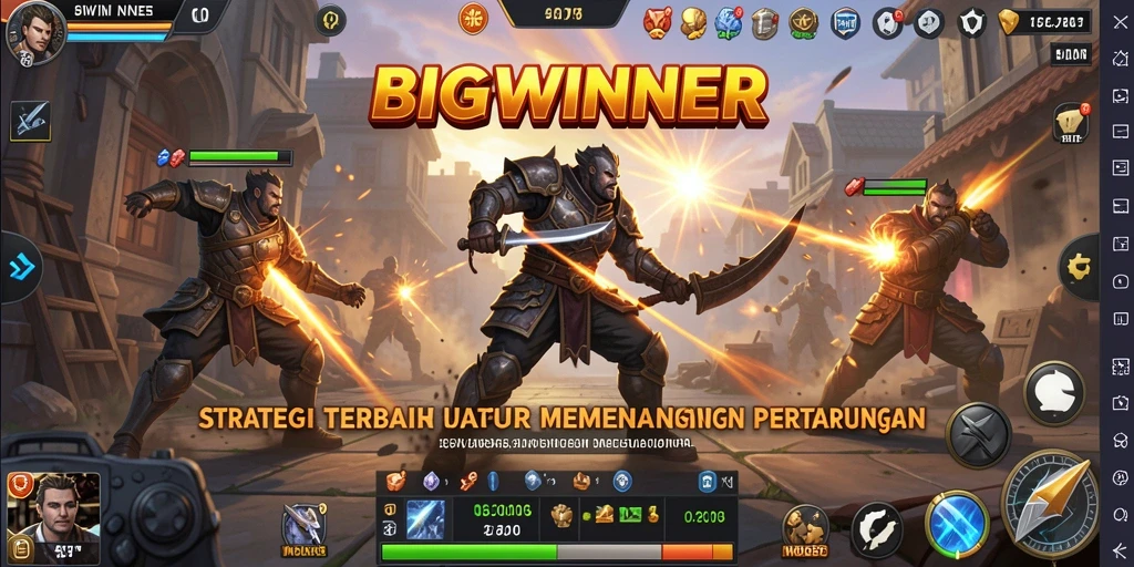 Gameplay strategi intens penuh aksi di BIGWINNER.