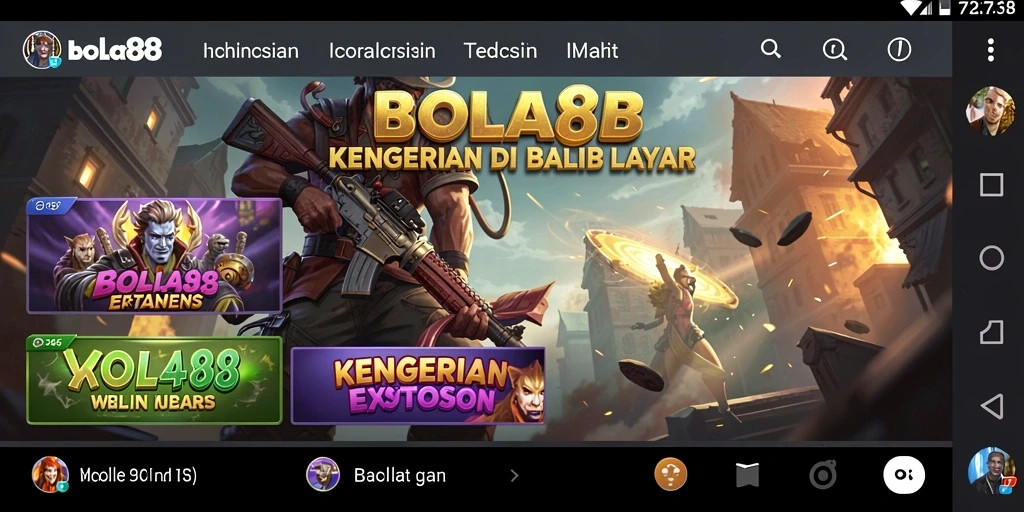 Tampilan gameplay BOLA88 yang menegangkan dan mencekam.