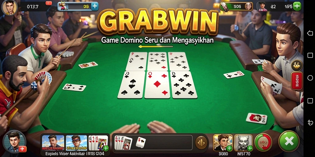 Tampilan gameplay seru dan menegangkan di GRABWIN.