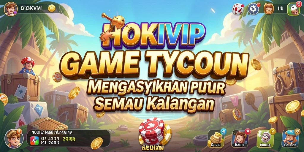Tangkapan layar HOKIVIP menunjukkan gameplay seru dan dinamis dalam bisnis Tycoon.