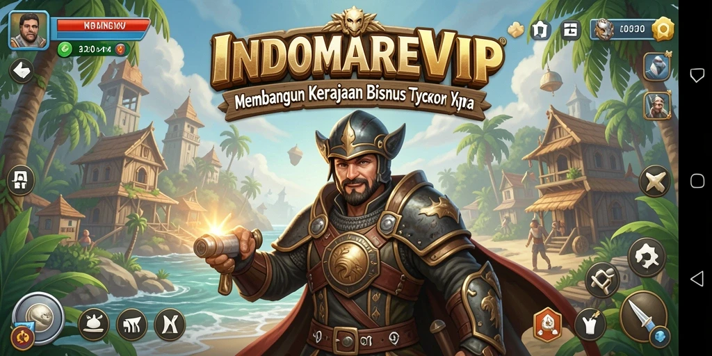 Gameplay INDOMAREVIP yang menarik saat membangun bisnis Anda.
