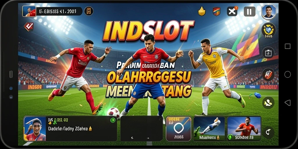 Screenshot INDSLOT menampilkan gameplay yang seru dan kompetitif dalam olahraga.