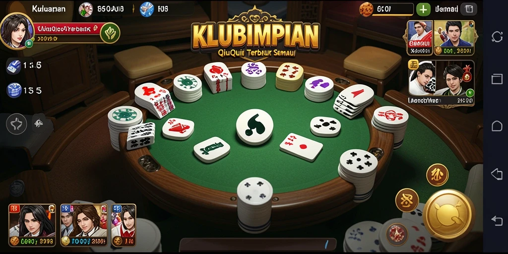 Gameplay QiuQiu yang seru dan interaktif.