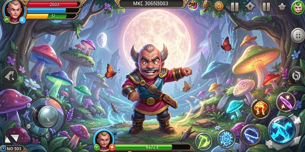 Screenshot MPO303 menampilkan gameplay seru saat menjelajahi dunia petualangan.