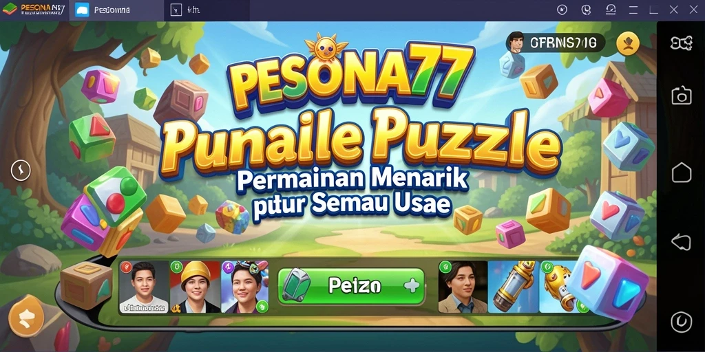Tampilan gameplay PESONA77 dengan teka-teki yang menantang.