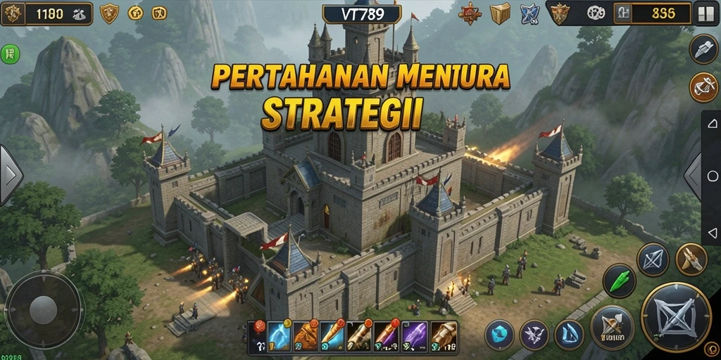 Tampilan gameplay VT789 yang seru dan menantang di Tower Defense.