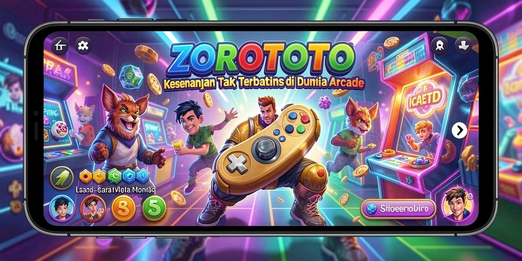 Tampilan gameplay seru dan penuh warna dari ZOROTOTO.
